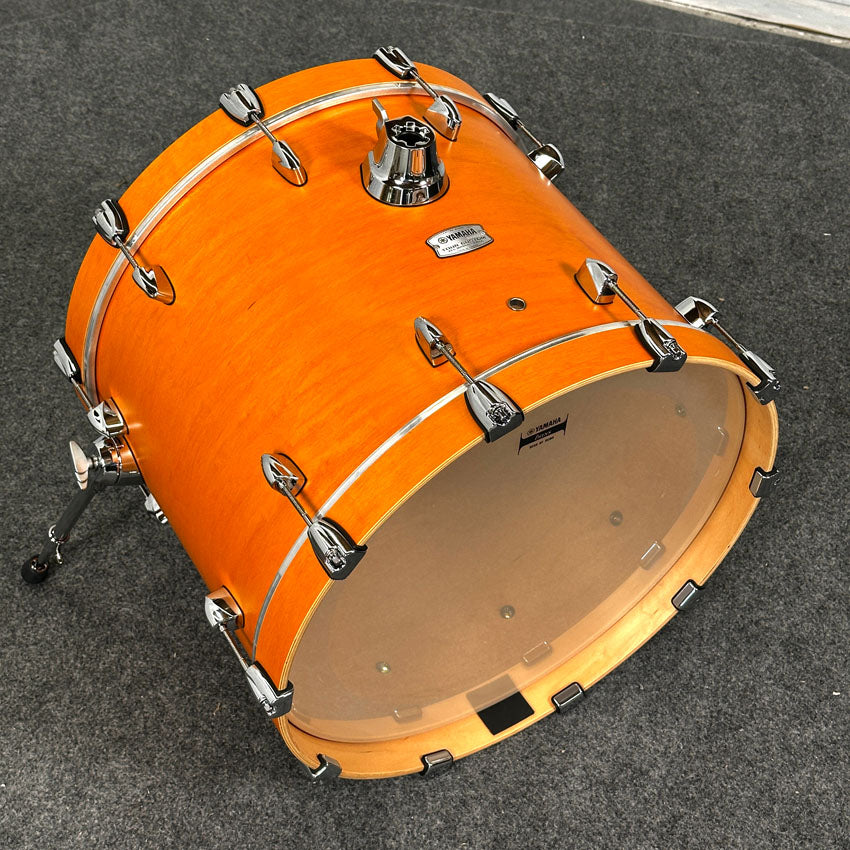 Used Yamaha Tour Custom Maple 4pc Drum Set w/20BD Caramel Satin - Very Good - Drum Center Of Portsmouth