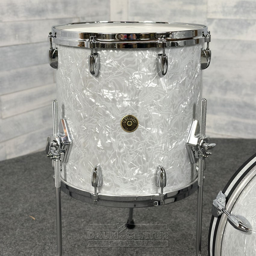 Gretsch USA Custom 3pc Drum Set 18/12/14 60s Marine Pearl - Drum Center Of Portsmouth