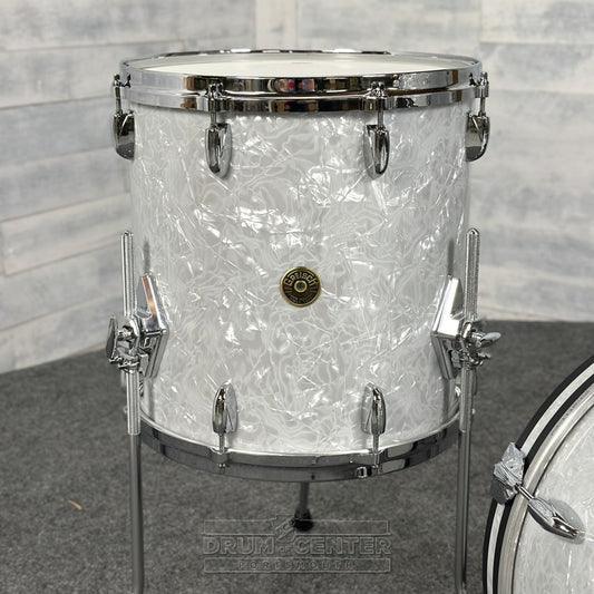 Gretsch USA Custom 3pc Drum Set 18/12/14 60s Marine Pearl - Drum Center Of Portsmouth