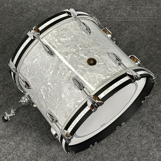 Gretsch USA Custom 3pc Drum Set 18/12/14 60s Marine Pearl - Drum Center Of Portsmouth
