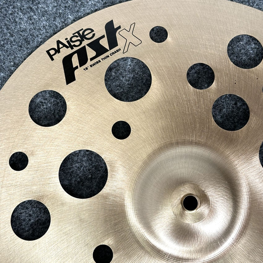 Used Paiste PSTx Swiss Thin Crash Cymbal 16" - Good - Drum Center Of Portsmouth