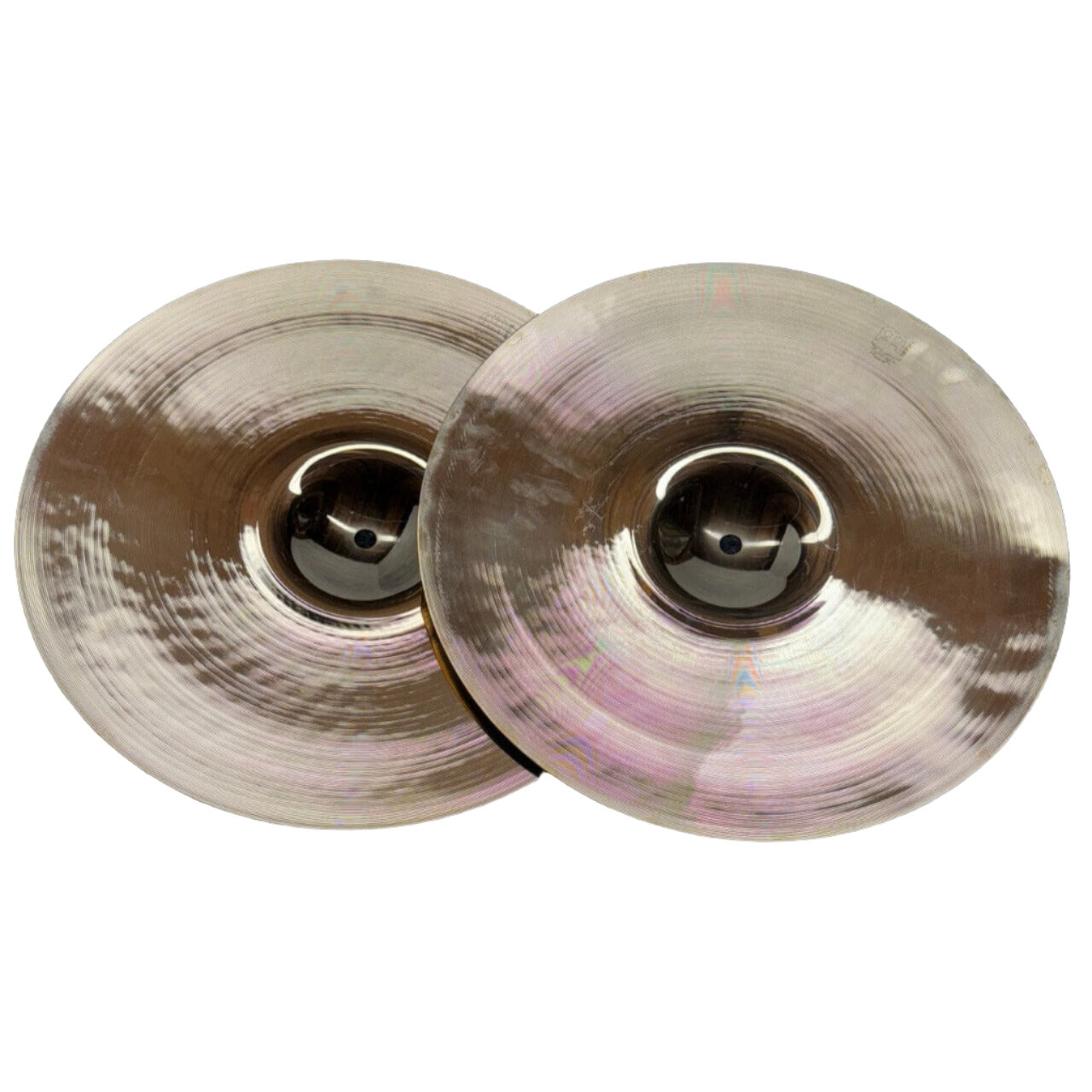 Used Meinl Pure Alloy Custom Medium Thin Hi Hat Cymbals 15" - Excellent - Drum Center Of Portsmouth