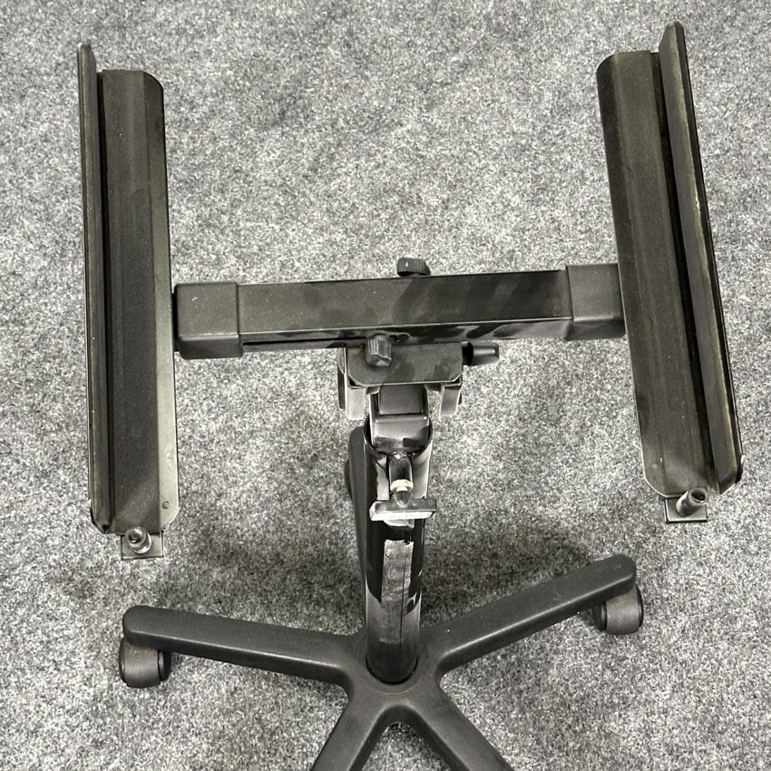 Used Quik Lok Rolling Laptop Stand - Good - Drum Center Of Portsmouth