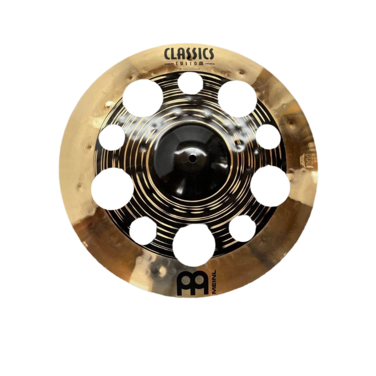 Used Meinl Classics Custom Dual Series Trash Crash Cymbal 18" - Excellent - Drum Center Of Portsmouth