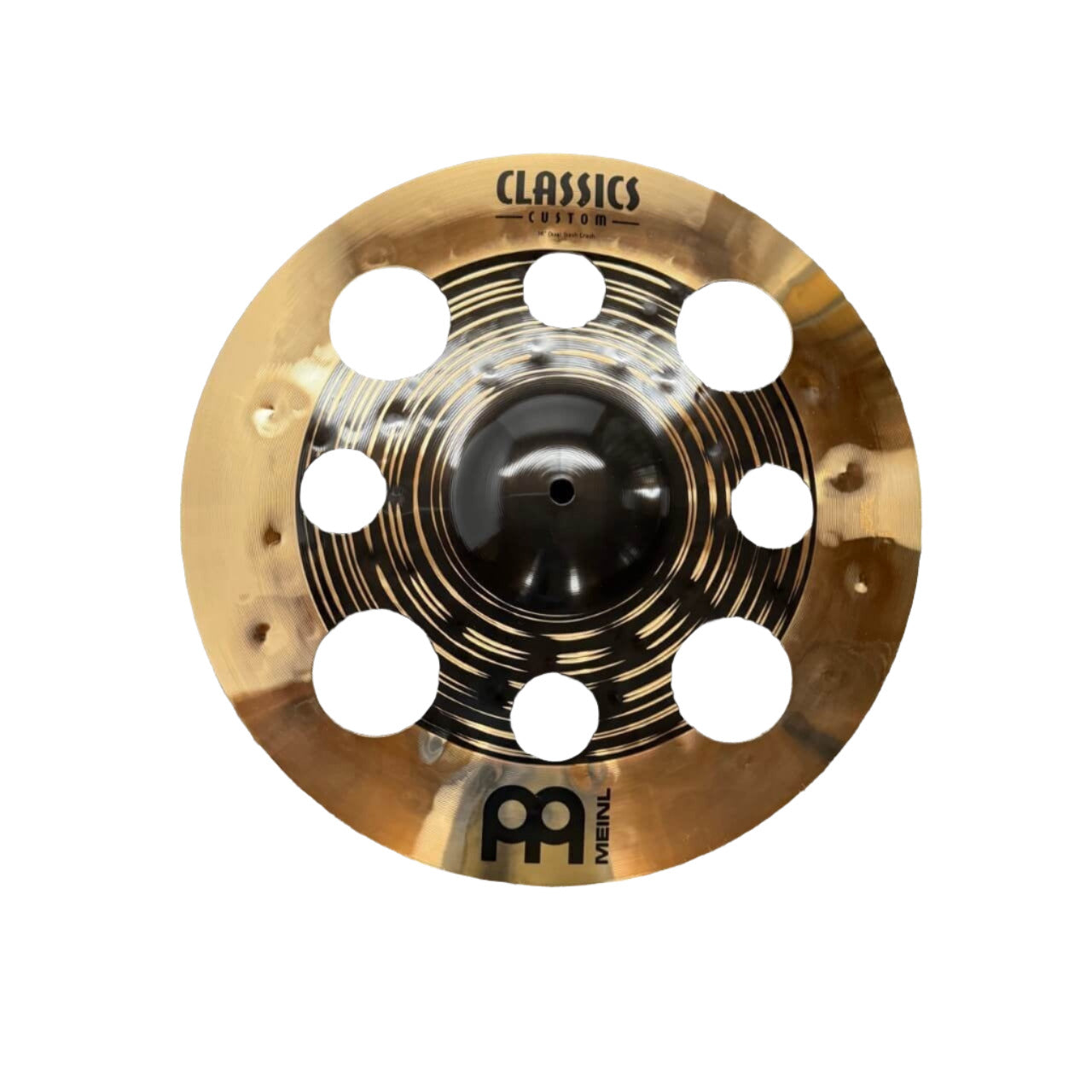Used Meinl Classics Custom Dual Series Trash Crash Cymbal 16" - Excellent - Drum Center Of Portsmouth