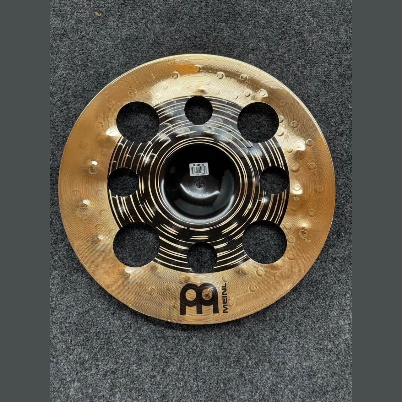 Used Meinl Classics Custom Dual Series Trash Crash Cymbal 16" - Excellent - Drum Center Of Portsmouth