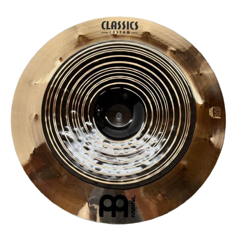 Used Meinl Classics Custom Dual Series China Cymbal 18" - Excellent - Drum Center Of Portsmouth