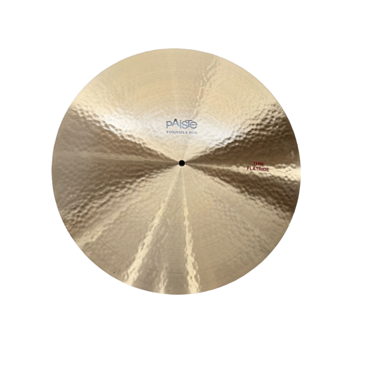 Used Paiste Formula 602 Thin Flat Ride Cymbal 22" - Excellent - Drum Center Of Portsmouth