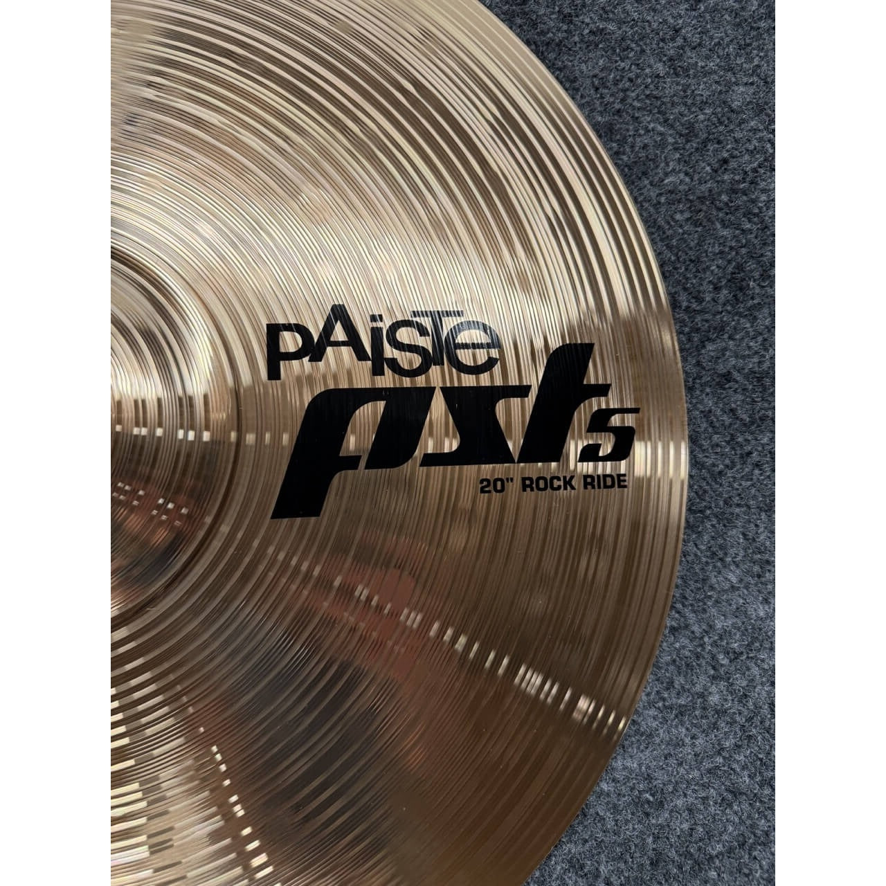 Used Paiste PST 5 Rock Ride Cymbal 20" - Excellent - Drum Center Of Portsmouth