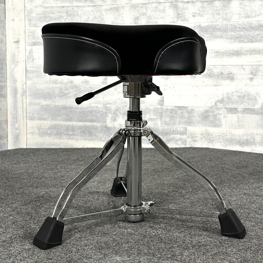 Used Tama 1st Chair Ergo-Rider Drum Throne HYDRAULIX w/Cloth Top - Very good - Drum Center Of Portsmouth