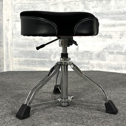 Used Tama 1st Chair Ergo-Rider Drum Throne HYDRAULIX w/Cloth Top - Very good - Drum Center Of Portsmouth