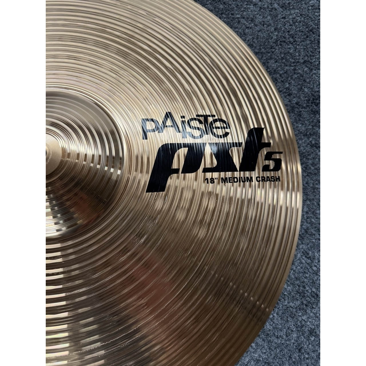 Used Paiste PST 5 Medium Crash Cymbal 18" - Excellent - Drum Center Of Portsmouth