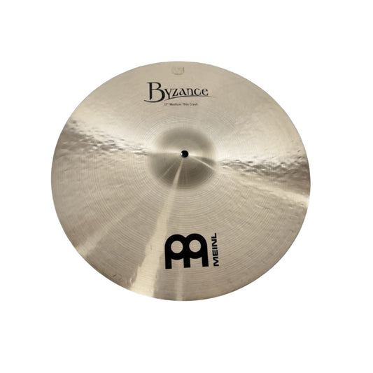 Used Meinl Byzance Traditional Medium Thin Crash Cymbal 17" - Excellent - Drum Center Of Portsmouth