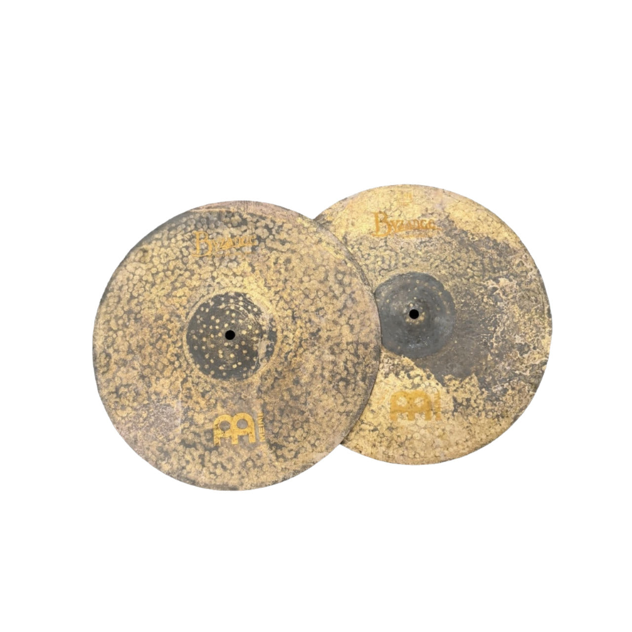 Used Meinl Byzance Vintage Pure Hi Hat Cymbals 16" - Excellent - Drum Center Of Portsmouth