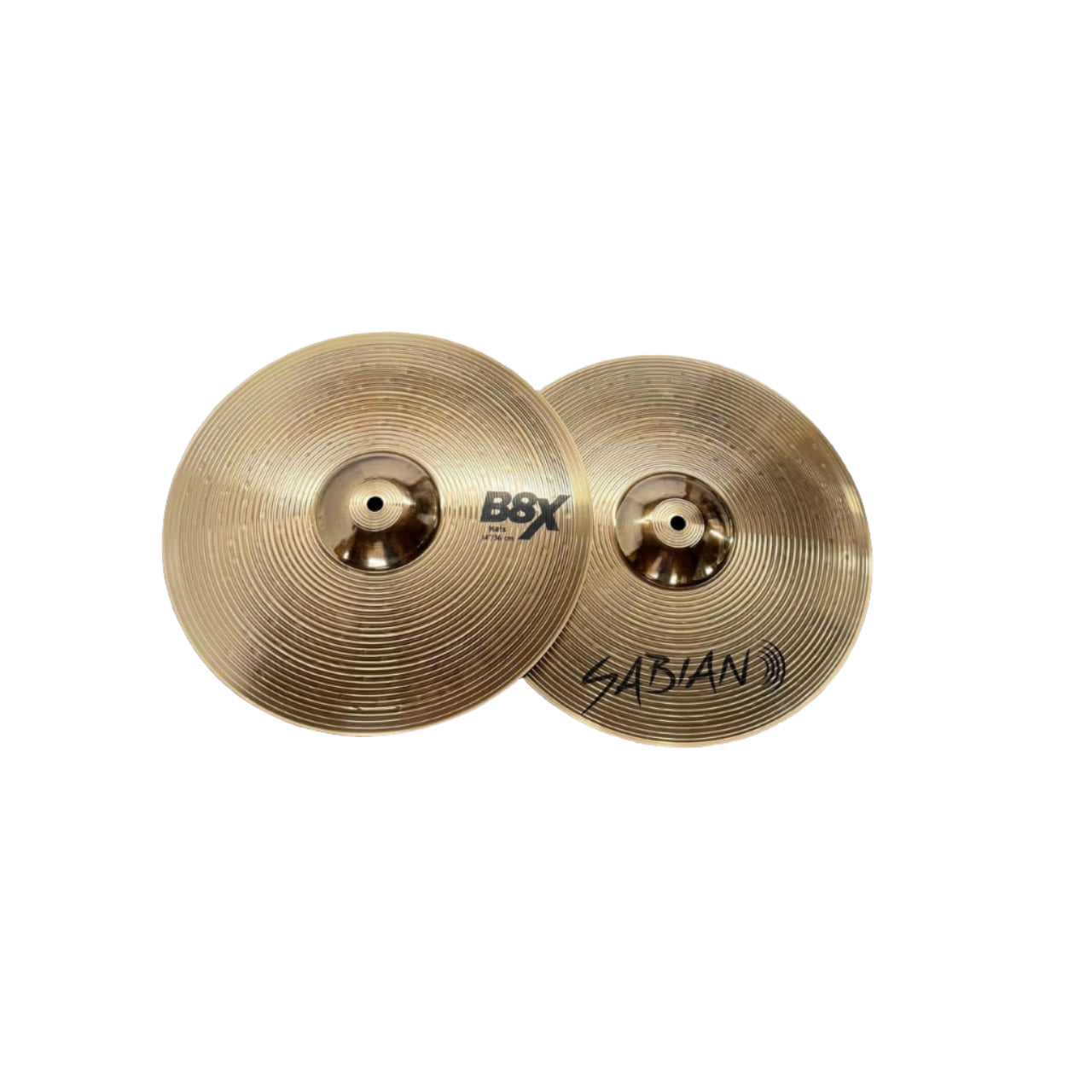 Used Sabian B8X Hi Hat Cymbals 14" - Excellent - Drum Center Of Portsmouth