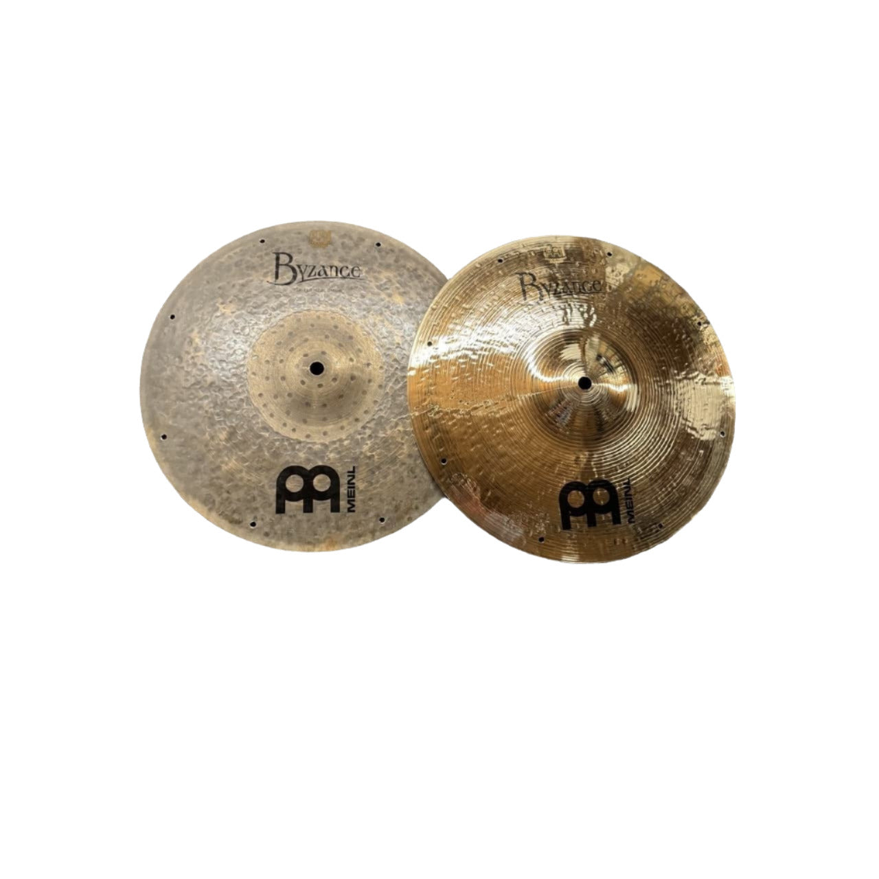 Used Meinl Byzance Fast Hi Hat Cymbals Brilliant 13" - Excellent - Drum Center Of Portsmouth