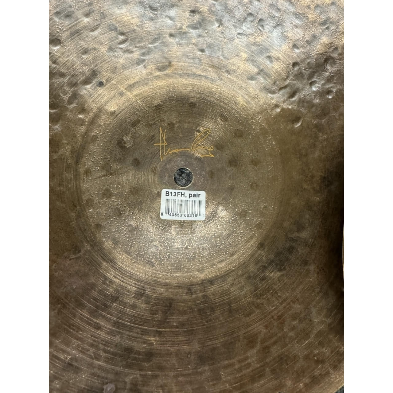 Used Meinl Byzance Fast Hi Hat Cymbals Brilliant 13" - Excellent - Drum Center Of Portsmouth