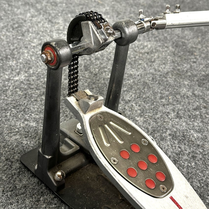 Used Pearl Eliminator Redline Double Bass Drum Pedal Chain Drive - Good - Drum Center Of Portsmouth
