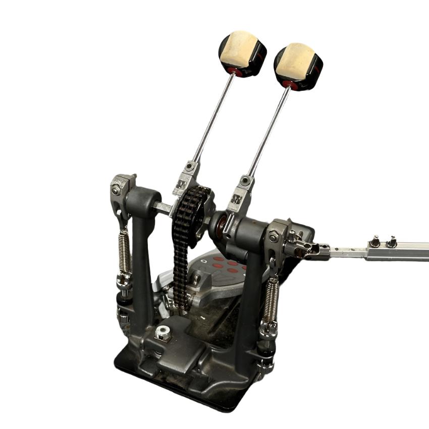 Used Pearl Eliminator Redline Double Bass Drum Pedal Chain Drive - Good - Drum Center Of Portsmouth
