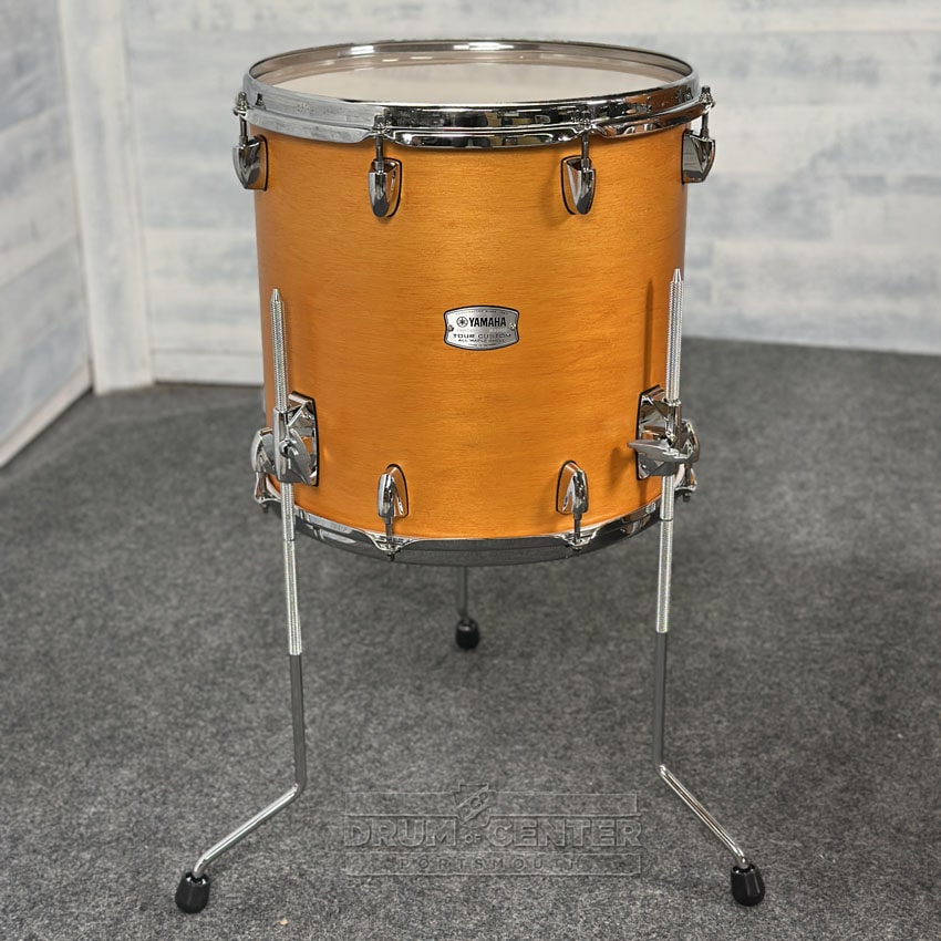 Yamaha Tour Custom Maple 4pc Drum Set 20/10/12/14 Caramel Satin - Drum Center Of Portsmouth