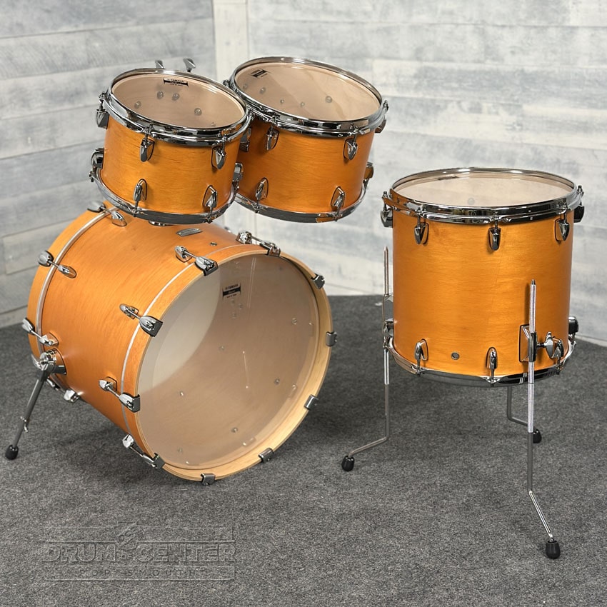 Yamaha Tour Custom Maple 4pc Drum Set 20/10/12/14 Caramel Satin - Drum Center Of Portsmouth