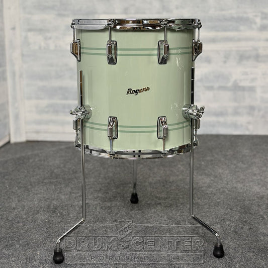 Rogers PowerTone 4pc Drum Set w/20BD Sage Green - Drum Center Of Portsmouth