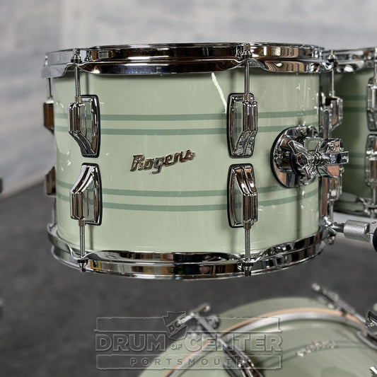 Rogers PowerTone 4pc Drum Set w/20BD Sage Green - Drum Center Of Portsmouth