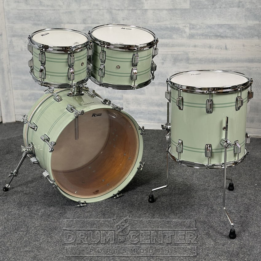 Rogers PowerTone 4pc Drum Set w/20BD Sage Green - Drum Center Of Portsmouth