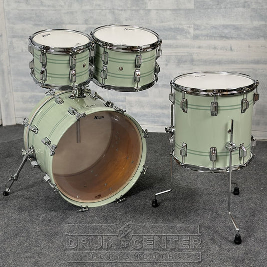 Rogers PowerTone 4pc Drum Set w/20BD Sage Green - Drum Center Of Portsmouth