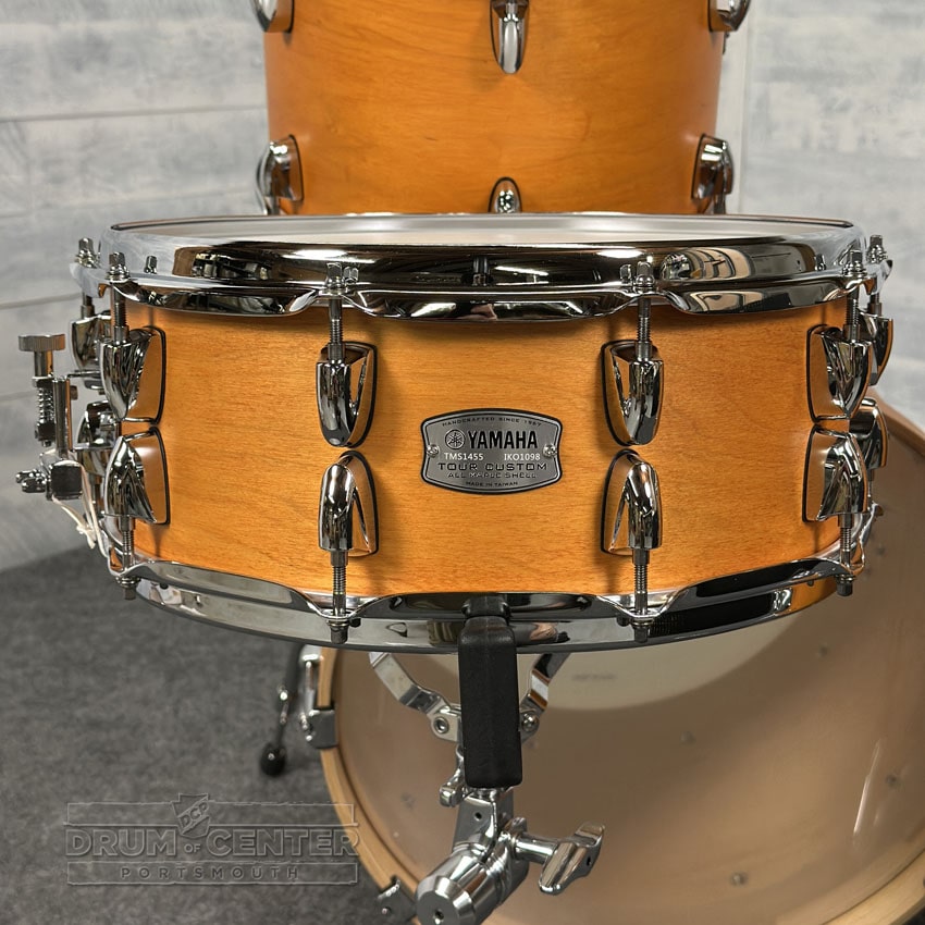 Yamaha Tour Custom Maple 4pc Drum Set 20/12/14/14 Caramel Satin - Drum Center Of Portsmouth