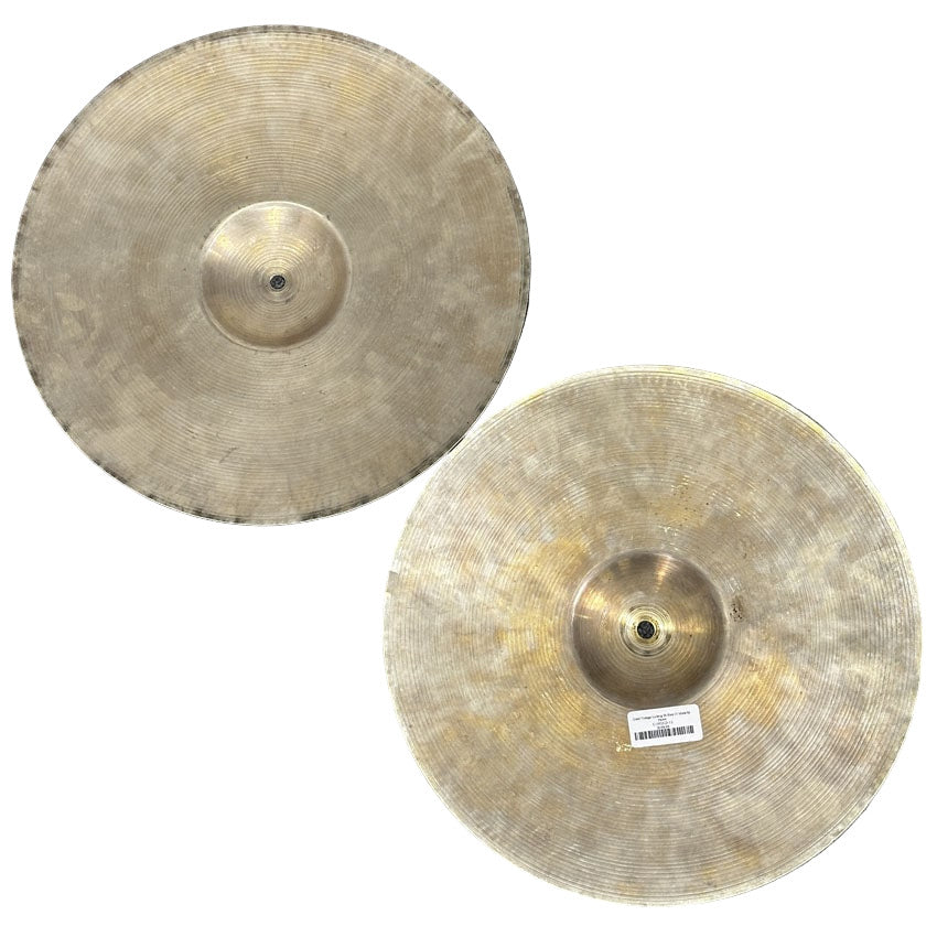 Used Vintage Ludwig Hi Hats 15" Made by Paiste - Good - Drum Center Of Portsmouth
