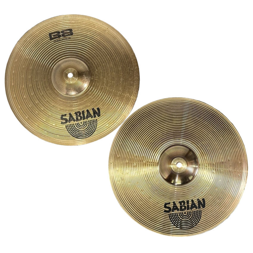 Used Sabian B8 Hi Hat Cymbals 14" - Good - Drum Center Of Portsmouth