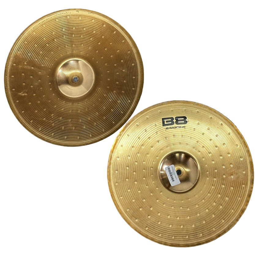 Used Sabian B8 Hi Hat Cymbals 14" - Good - Drum Center Of Portsmouth
