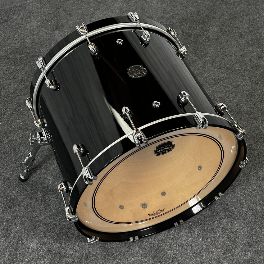 Used Mapex Saturn Evolution Workhorse 5pc Birch Drum Set Piano Black - Drum Center Of Portsmouth