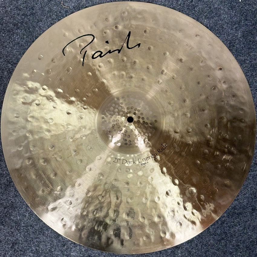 Used Paiste Signature Dark Energy MKII Ride Cymbal 21 - Good - Drum Center Of Portsmouth