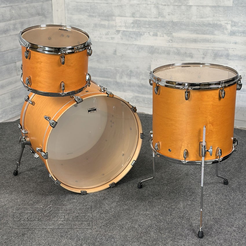 Yamaha Tour Custom Maple 3pc Drum Set 22/13/16 Caramel Satin - Drum Center Of Portsmouth