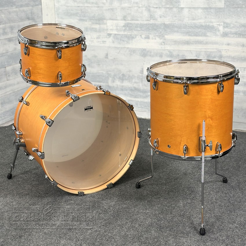 Yamaha Tour Custom Maple 3pc Drum Set 22/12/16 Caramel Satin - Drum Center Of Portsmouth