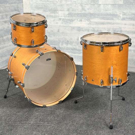 Yamaha Tour Custom Maple 3pc Drum Set 22/12/16 Caramel Satin - Drum Center Of Portsmouth