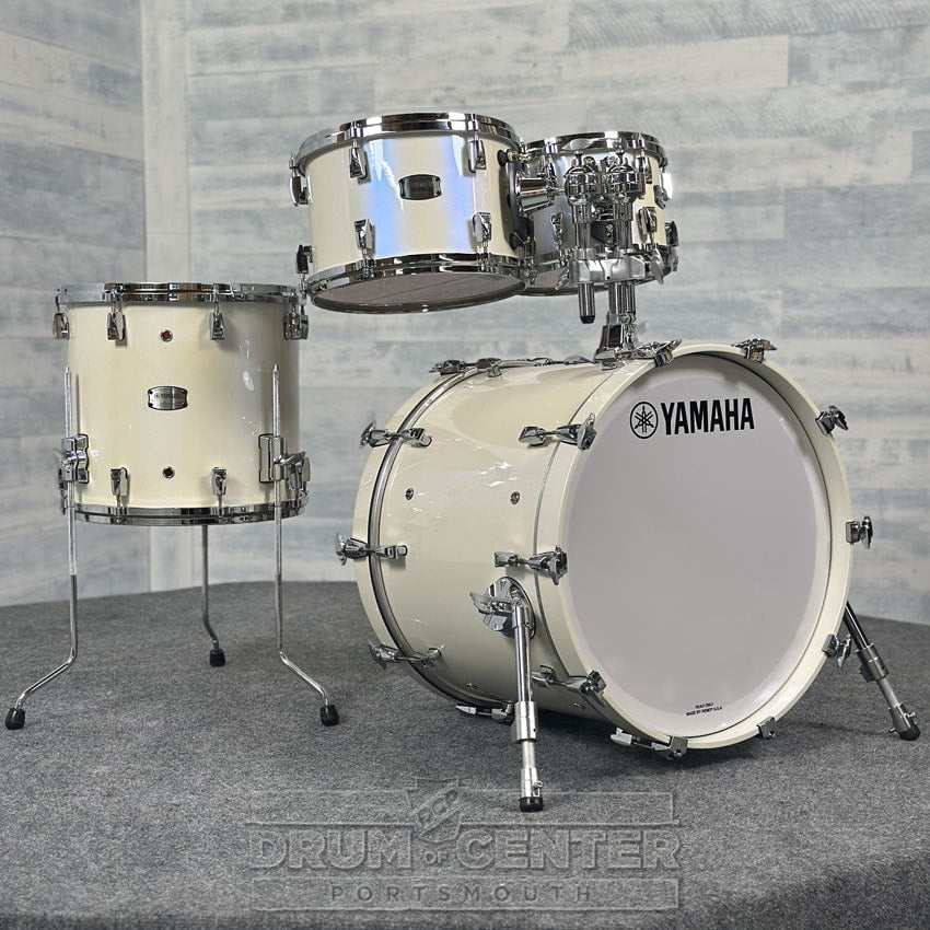 Yamaha Absolute Hybrid 4pc Drum Set w/20BD Polar White - Drum Center Of Portsmouth