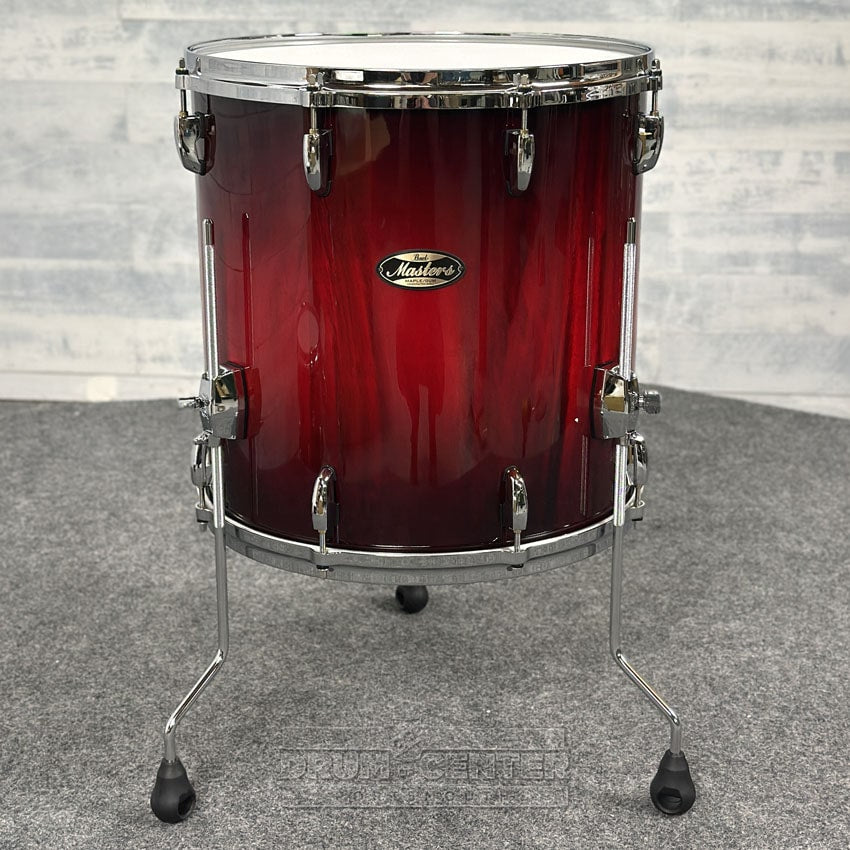 Pearl Masters Maple/Gum 4pc Drum Set Saman Cardinal Burst - Drum Center Of Portsmouth