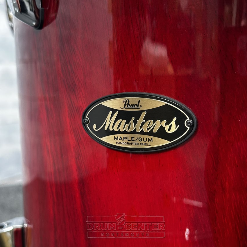 Pearl Masters Maple/Gum 4pc Drum Set Saman Cardinal Burst - Drum Center Of Portsmouth