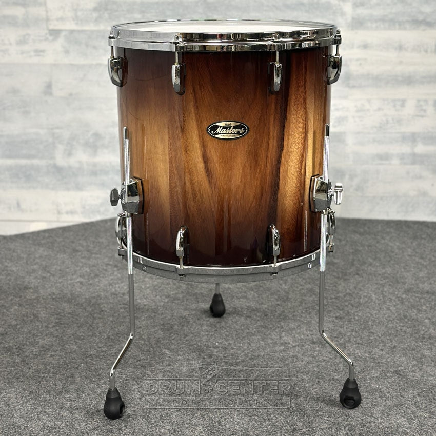 Pearl Masters Maple/Gum 4pc Drum Set Saman Natural Burst - Drum Center Of Portsmouth