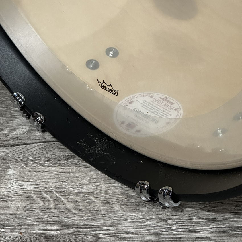 Used Ludwig Classic Maple 3pc Downbeat Drum Set Black Pearl - Very Good - Drum Center Of Portsmouth