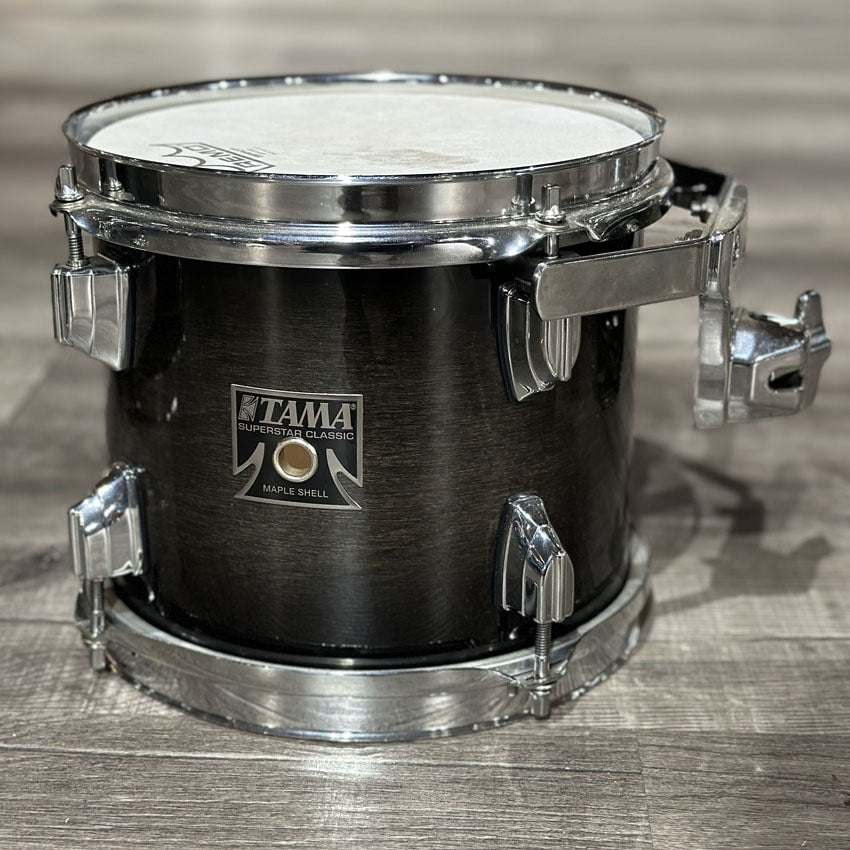 Used Tama Superstar Classic 6pc Drum Set Transparent Black Burst - Very Good - Drum Center Of Portsmouth