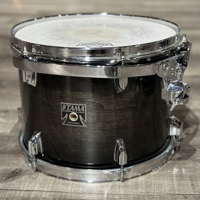 Used Tama Superstar Classic 6pc Drum Set Transparent Black Burst - Very Good - Drum Center Of Portsmouth