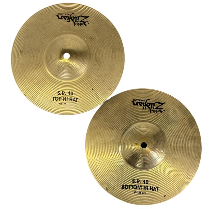 Used Zildjian Recording Hi Hat Cymbals 10" - Good - Drum Center Of Portsmouth
