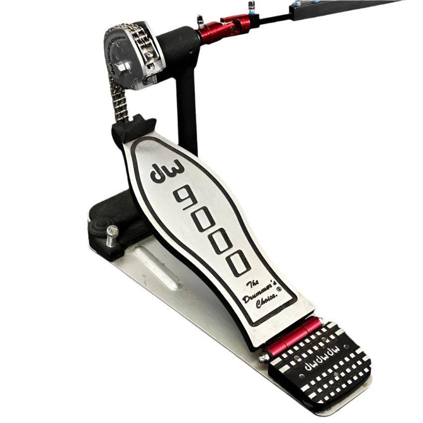 Used DW DWCP9002 9000 Series Double Bass Drum Pedal w/Bag - Good - Drum Center Of Portsmouth