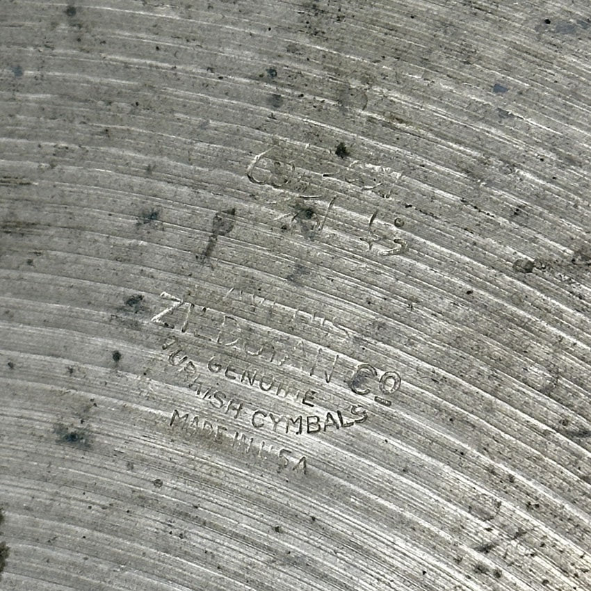 Used Vintage Zildjian A Trans Stamp Crash Cymbal 18" 1108 grams - Good - Drum Center Of Portsmouth