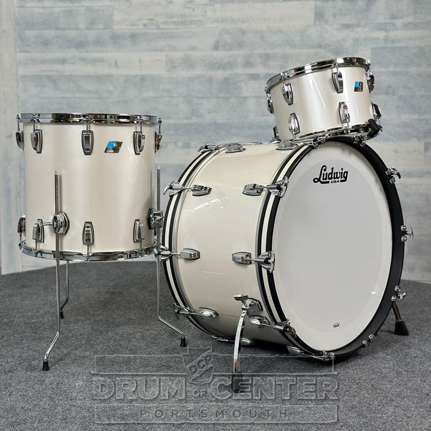 Ludwig Classic Maple Super 70s 3pc Drum Set "Silver Fox" - Drum Center Of Portsmouth