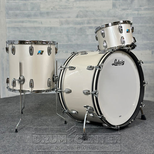 Ludwig Classic Maple Super 70s 3pc Drum Set "Silver Fox" - Drum Center Of Portsmouth